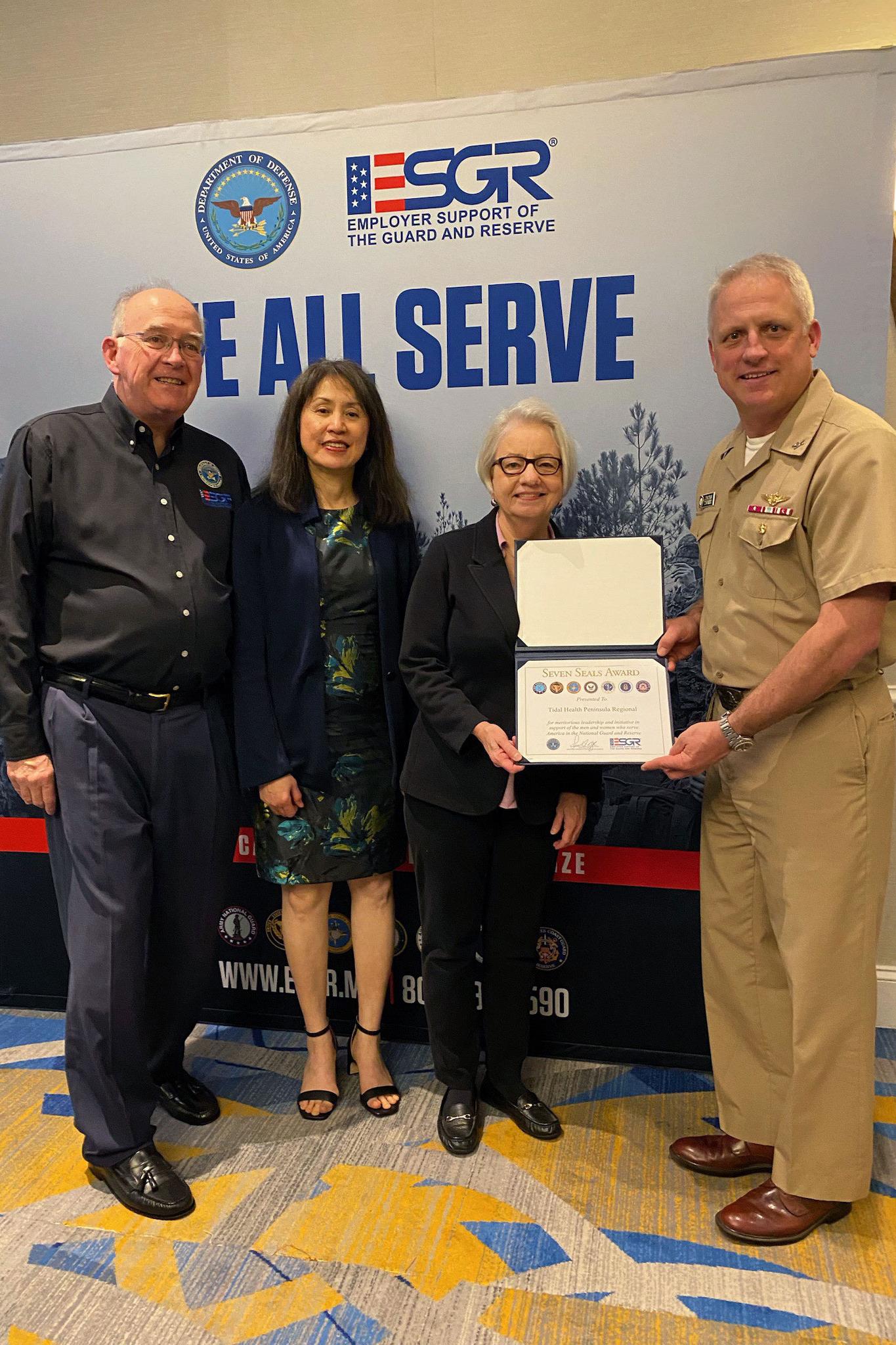 ESGR honors TidalHealth