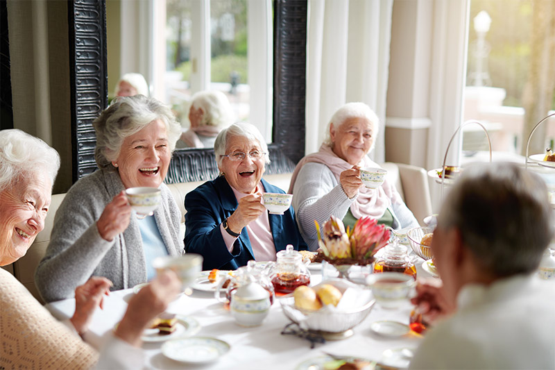 Ladies at lunch