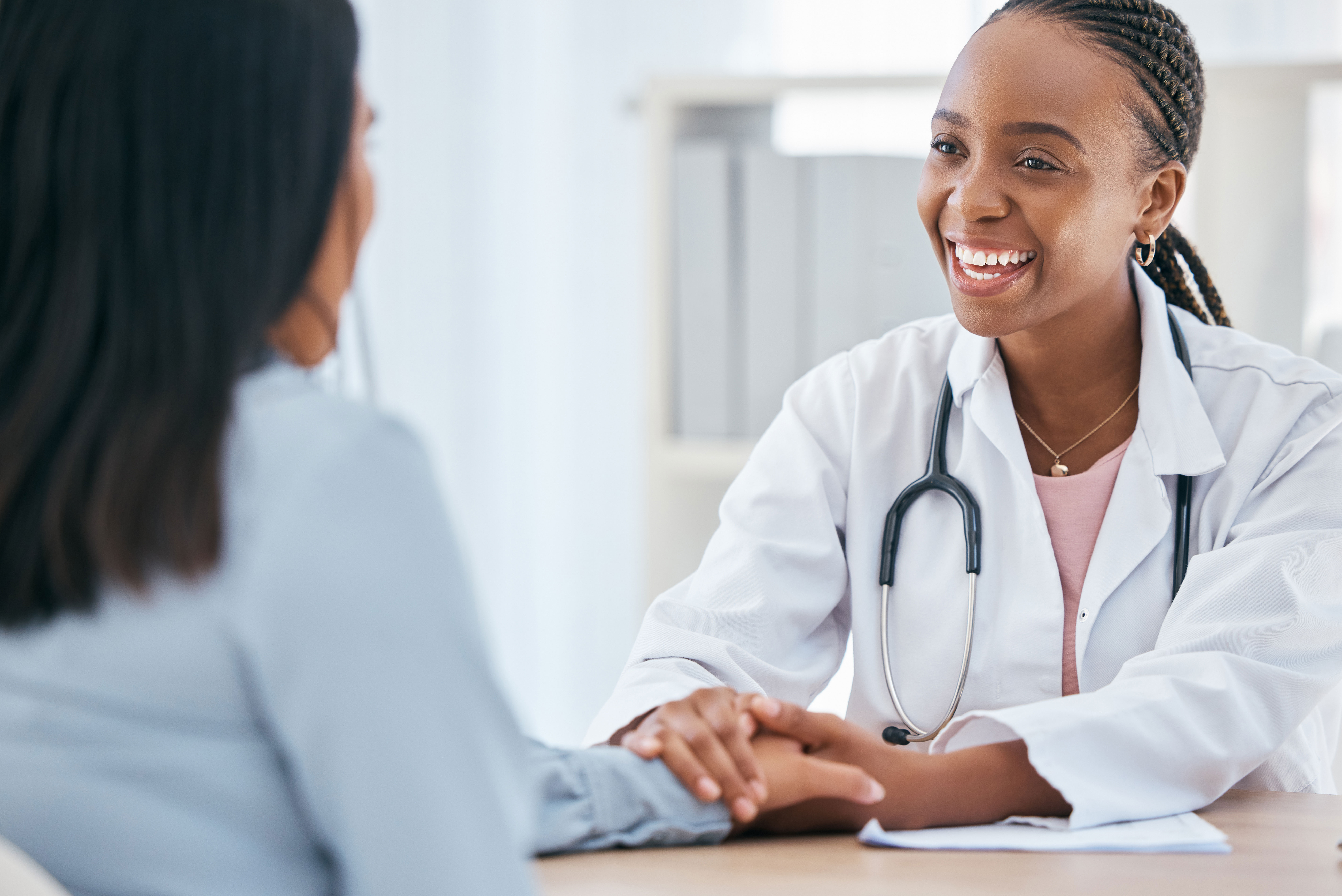 A medical resident provides exceptional patient care