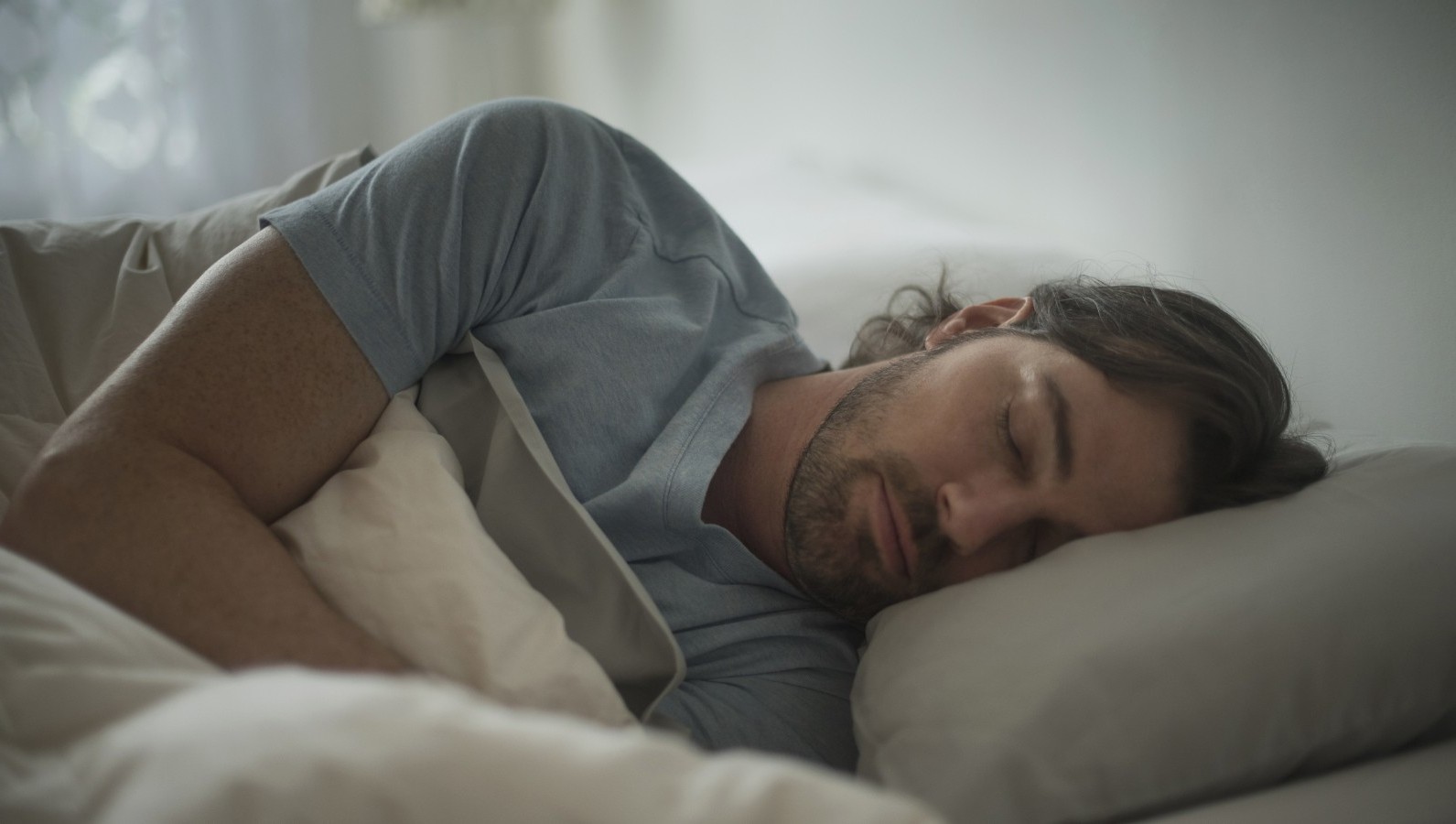man sleeping