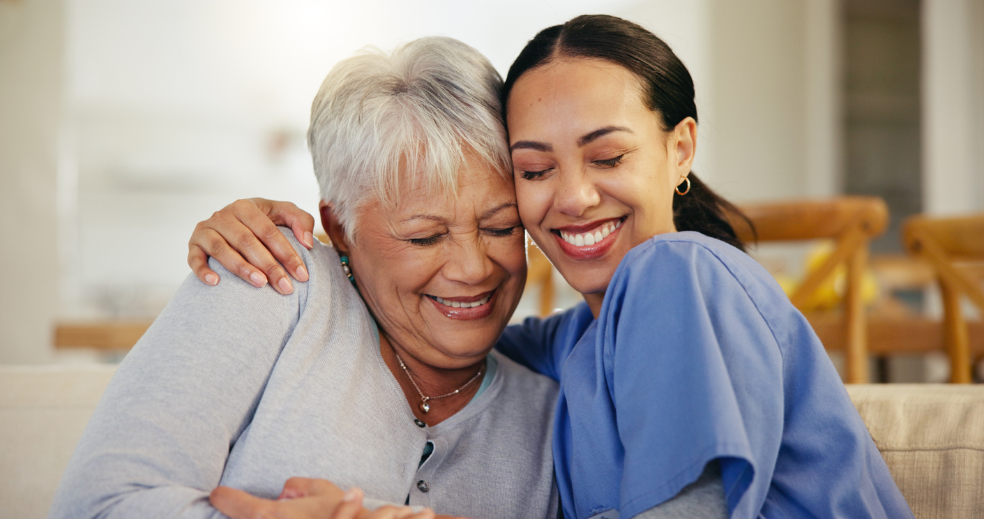 Nurse and woman