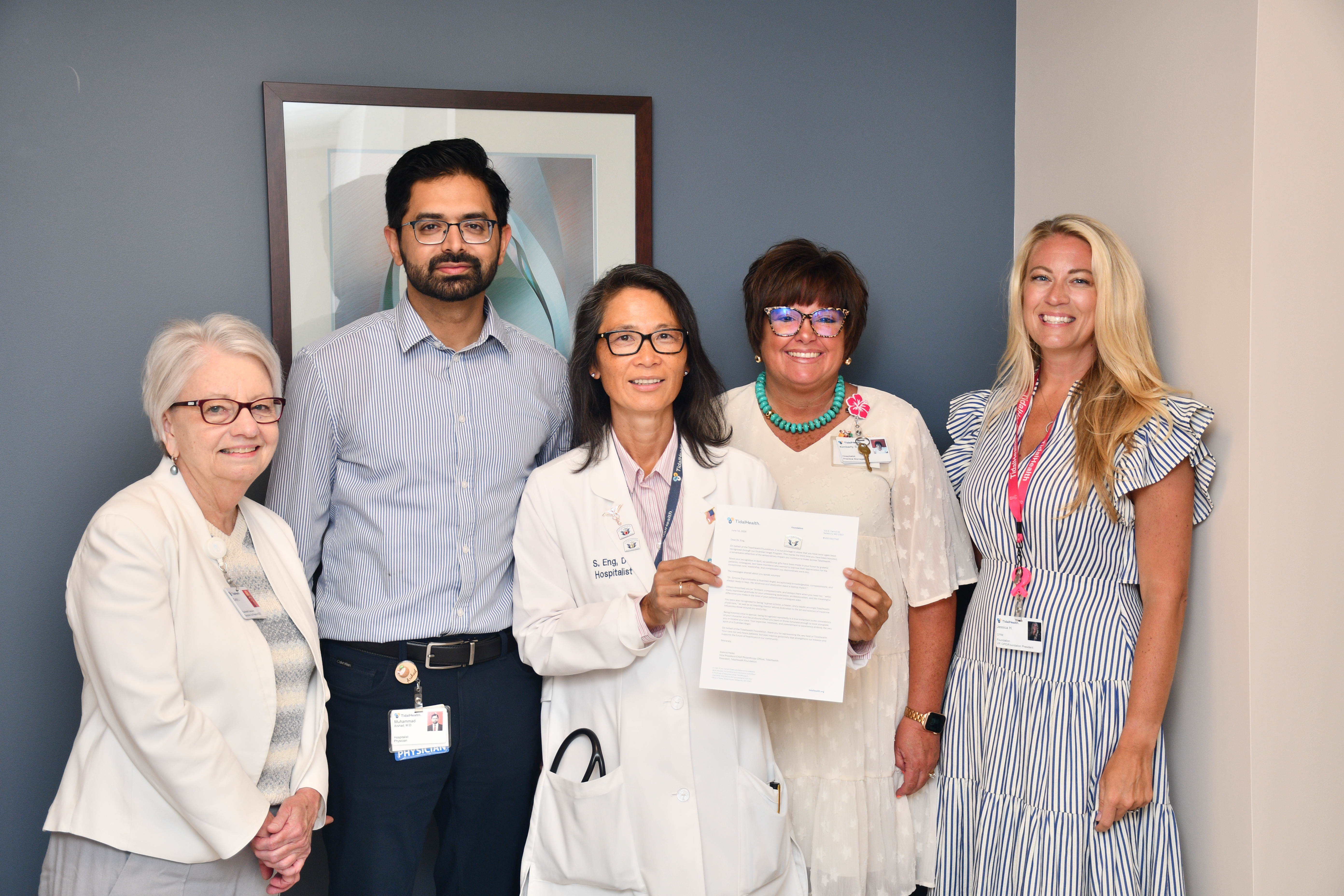 Dr. Simona Eng featured with her Guardian Angel honor