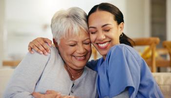 Nurse and woman