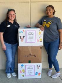 Hallmark donation to Brooke's Toy Closet