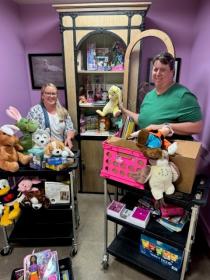 Hallmark donates to Brooke's Toy Closet at TidalHealth Nanticoke