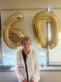 Jean Bulkeley 60 years of service