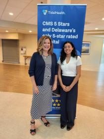 Penny Short, MSM, BSN, RN, President of TidalHealth Nanticoke and Senior Vice President of TidalHealth; and Diana Angel-Gabriel.