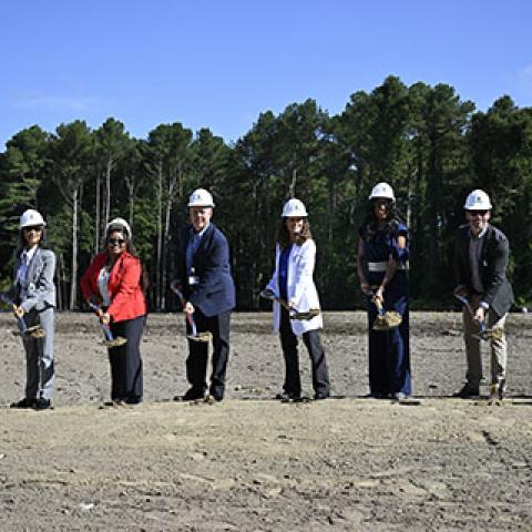 2025 Morris Street Groundbreaking Shovel Line