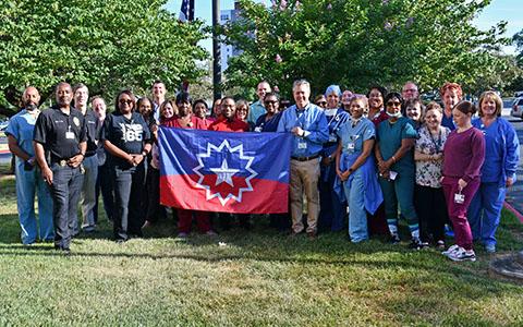 Juneteenth flag raising
