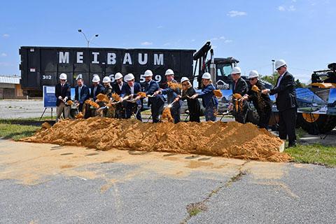 Nylon Capital Center groundbreaking