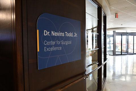 Dr. Nevins W. Todd Center for Surgical Excellence