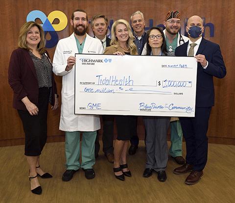TidalHealth receives $1 million BluePrints for the Community grant to support Graduate Medical Education