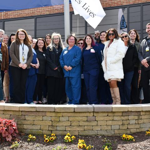 TidalHealth Nanticoke's 2025 Donate Life Flag Raising