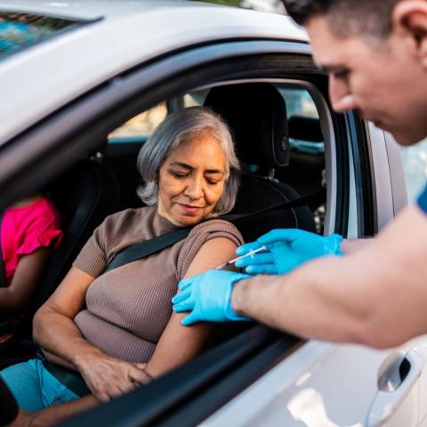 flu clinic drive through