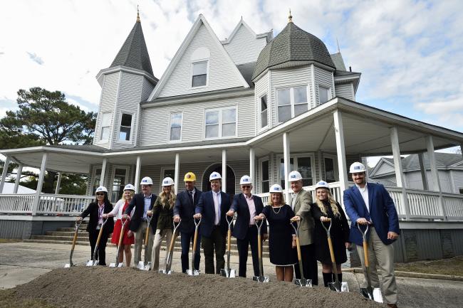 Edward Q. Wilgus Community Clinic groundbreaking at Hotel Esther