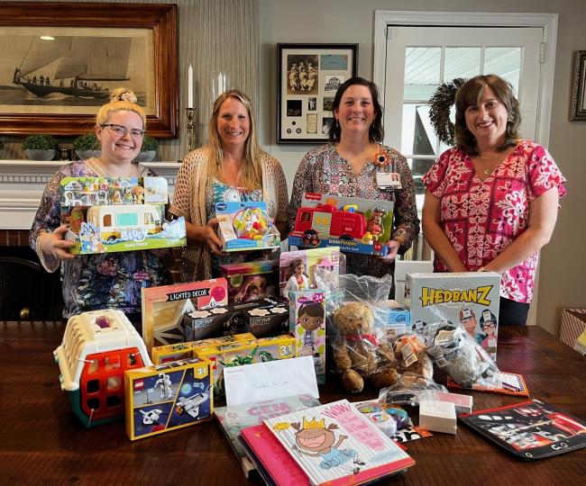Morgan Stanley team donation