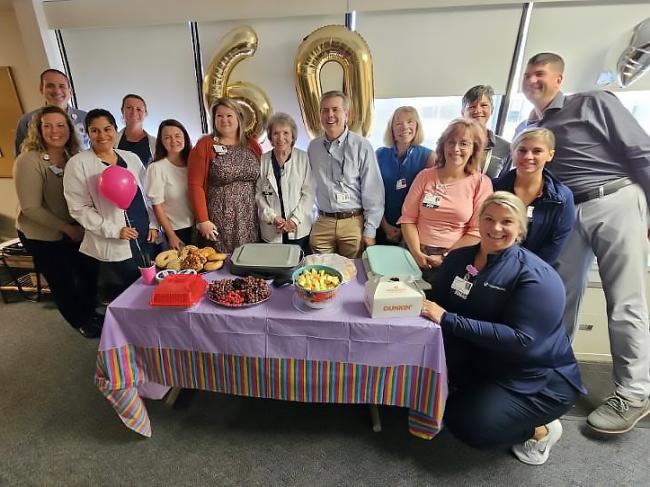 Jean Bulkeley 60 years of service