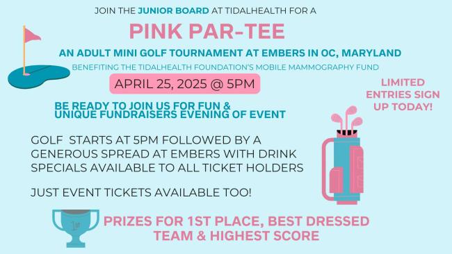 Pink Par-Tee Mini Golf Tournament