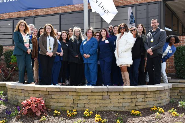 TidalHealth Nanticoke's 2025 Donate Life Flag Raising