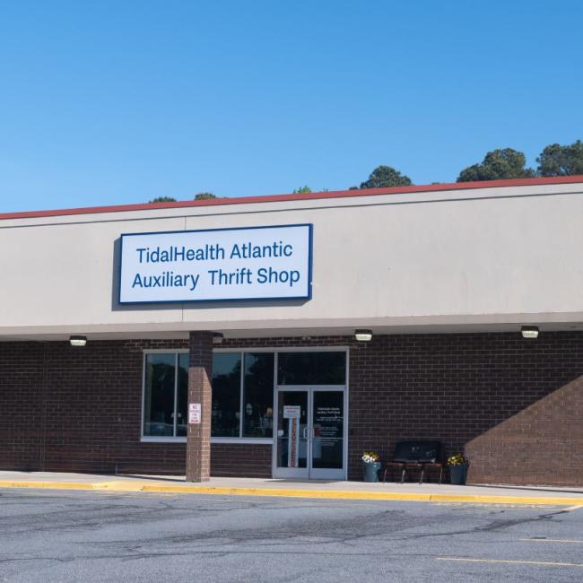 TidalHealth Atlantic Auxiliary Thrift Shop storefront