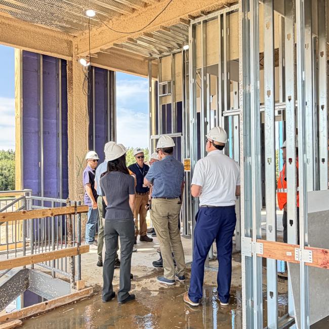 Mid-Sussex Campus walkthrough, construction zone