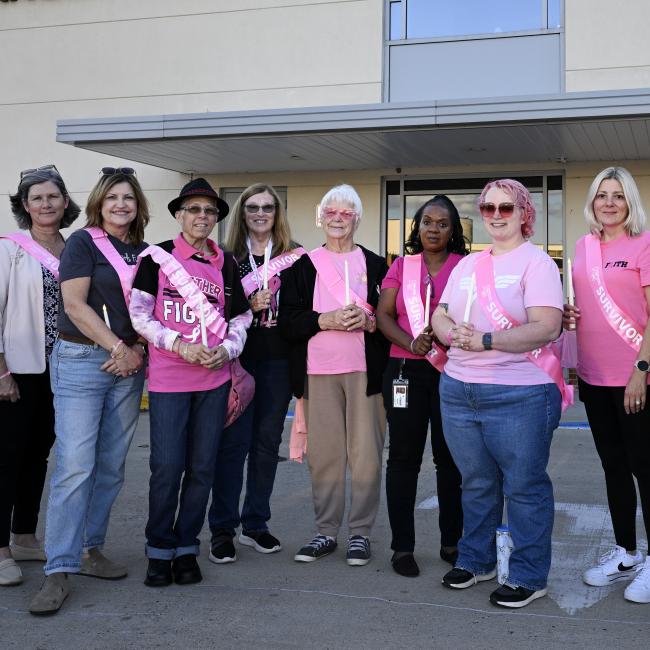 2025 Pink Ribbon Walk survivors