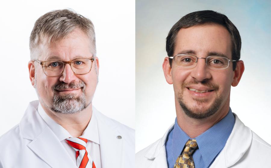 Nicholas Dudas, MD, FACS, and Kevin Healy, PA-C