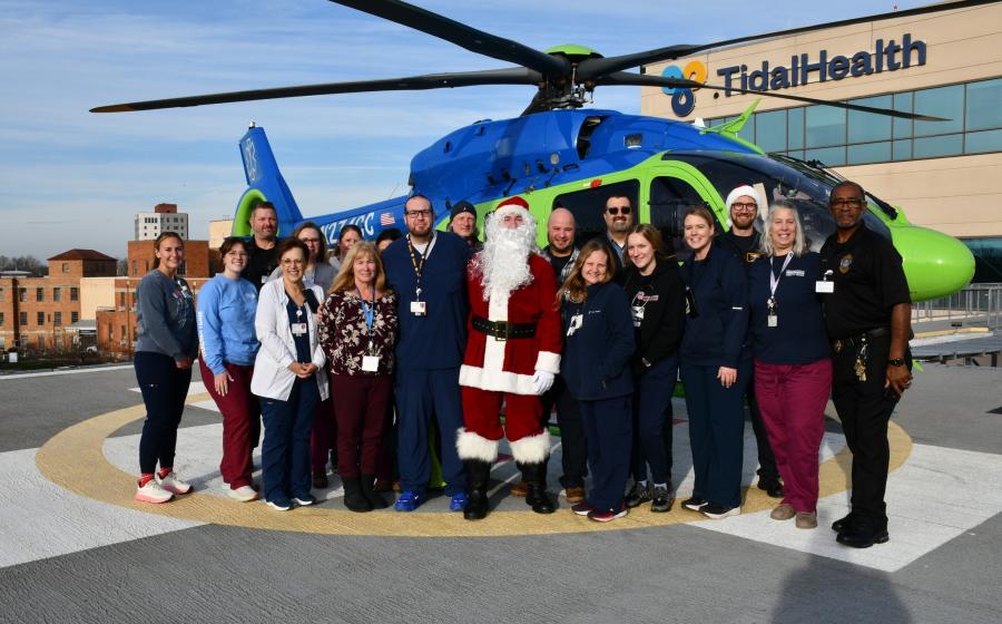 Christiana Care's new helicopter