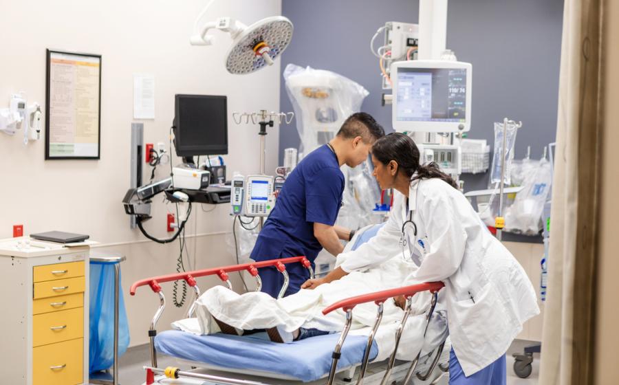 Caring for patient 