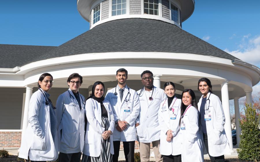 Residents who care for patients at the TidalHealth Edward Q. Wilgus Community Clinic