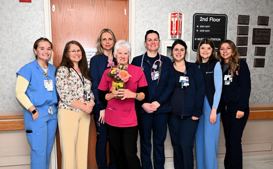 TidalHealth Nanticoke Sunshine Award winner