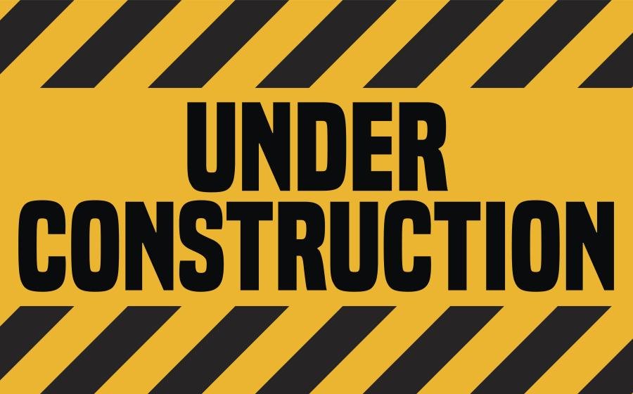 Under construction sign