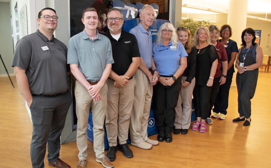 2026 Gateway Subaru and LLS cancer blanket donation
