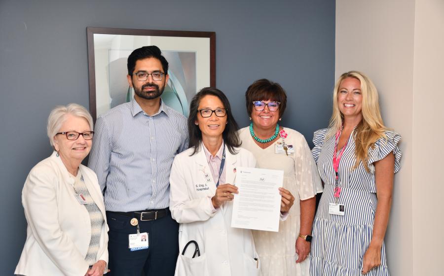Dr. Simona Eng featured with her Guardian Angel honor