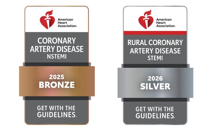 AHA Bronze and Silver Get with the Guidelines Badges