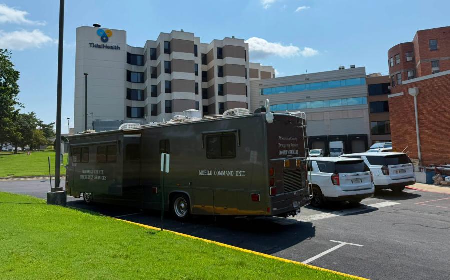 Wicomico Mobile Command Unit at TidalHealth